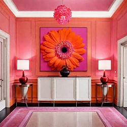 Luxus-Foyer-Design Flower-als Bild-Lizenz-by Luxdesign69.com-400€