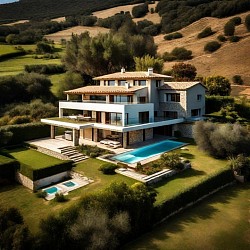 Luxusvilla am Hang-als Bild-Lizenz-by Luxdesign69.com-700€